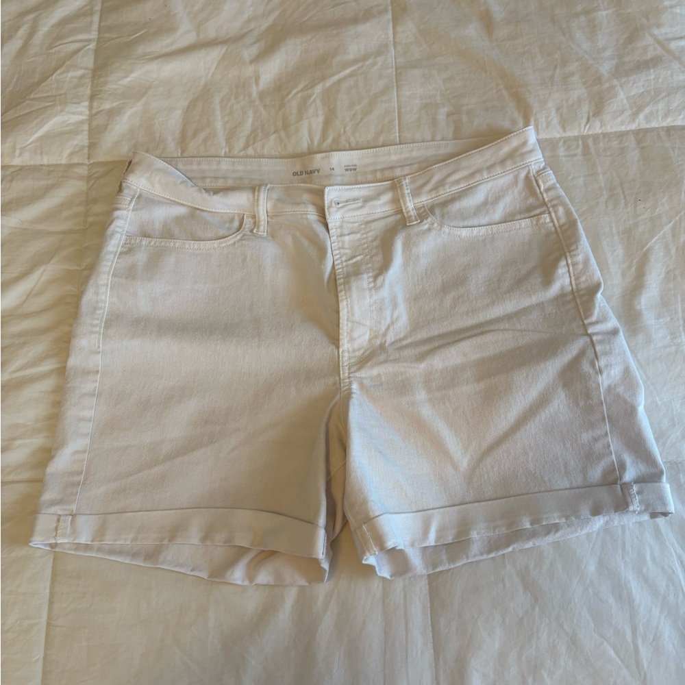 Old Navy White Jean Shorts